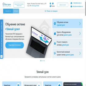 Скриншот главной страницы сайта domintellect.ru