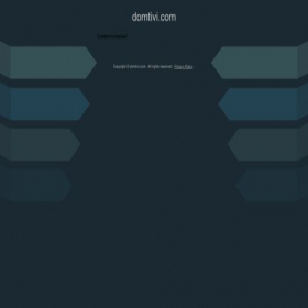Скриншот главной страницы сайта domtivi.com