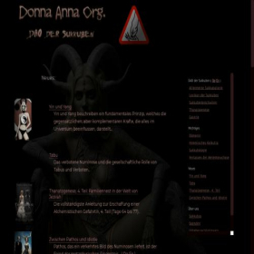 Скриншот главной страницы сайта donna-anna.org