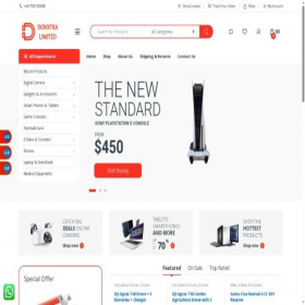 Скриншот главной страницы сайта donxtra.com
