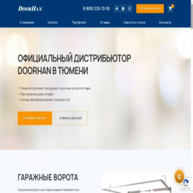 Скриншот главной страницы сайта door-han.shop