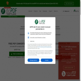 Скриншот главной страницы сайта dopdf.com