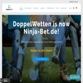 Скриншот главной страницы сайта doppelwetten.com