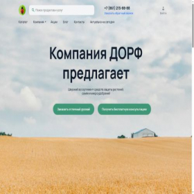 Скриншот главной страницы сайта dorf.ru