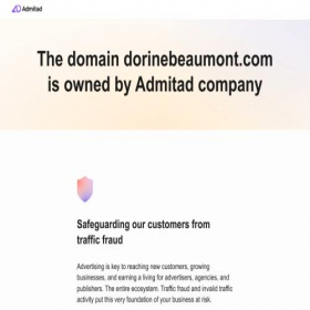 Скриншот главной страницы сайта dorinebeaumont.com