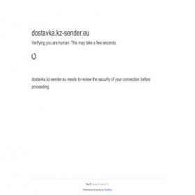 Скриншот главной страницы сайта dostavka.kz-sender.eu