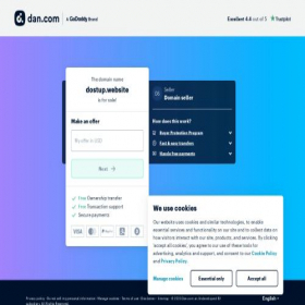 Скриншот главной страницы сайта dostup.website