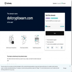 Скриншот главной страницы сайта dotcryptoearn.com
