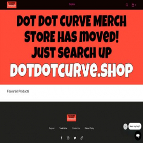 Скриншот главной страницы сайта dotdotcurve.com