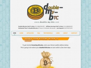 Скриншот главной страницы сайта double-my-btc.com