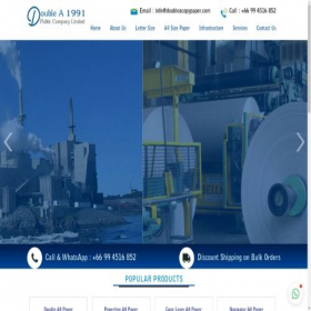 Скриншот главной страницы сайта doubleacopypaper.com