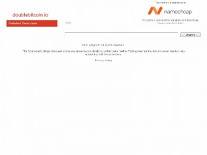 Скриншот главной страницы сайта doublebitcoin.io