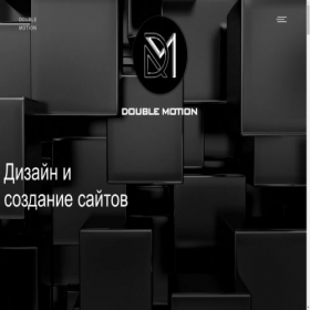 Скриншот главной страницы сайта doublemotion.ru