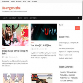 Скриншот главной страницы сайта downgamesfre.com