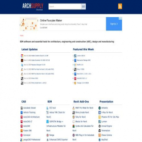Скриншот главной страницы сайта download.archsupply.com