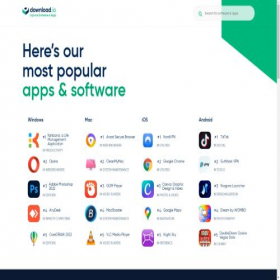 Скриншот главной страницы сайта download.io
