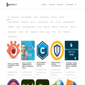 Скриншот главной страницы сайта downloadlynet.ir