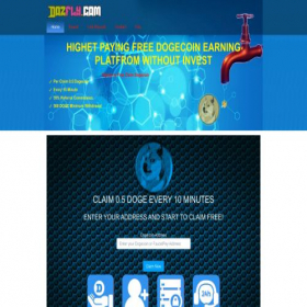 Скриншот главной страницы сайта dozfly.com