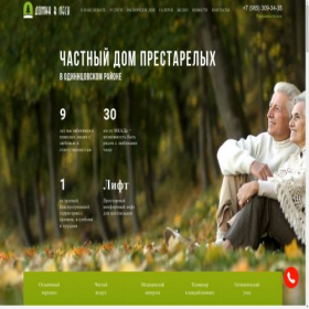 Скриншот главной страницы сайта dp-domik.ru