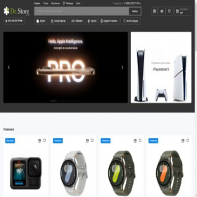 Скриншот главной страницы сайта dr-store.ru