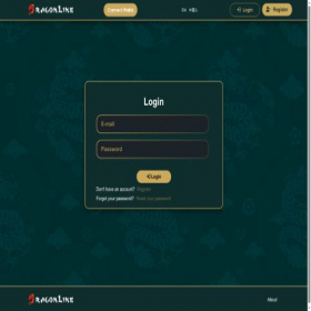 Скриншот главной страницы сайта dragonline.io