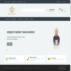 Скриншот главной страницы сайта dreamscent.az