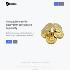 Скриншот главной страницы сайта drebix.com