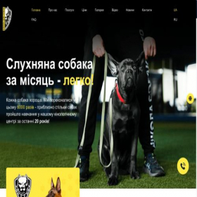 Скриншот главной страницы сайта dred.school