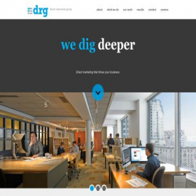 Скриншот главной страницы сайта drg.com