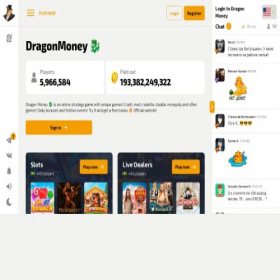 Скриншот главной страницы сайта drgn3l.casino