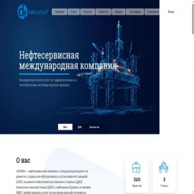 Скриншот главной страницы сайта drillflot.ru