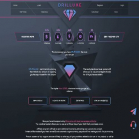 Скриншот главной страницы сайта drilluxe.cc