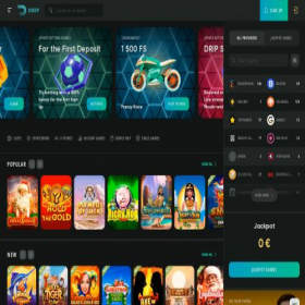 Скриншот главной страницы сайта dripcasino49.com