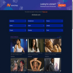 Скриншот главной страницы сайта droidusb.com