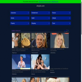 Скриншот главной страницы сайта drojob.com