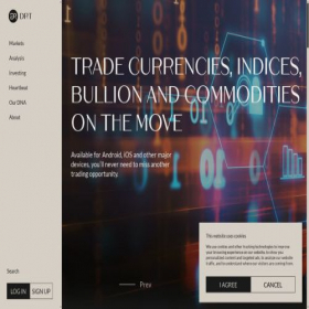 Скриншот главной страницы сайта drtrade.online