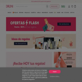 Скриншот главной страницы сайта druni.es