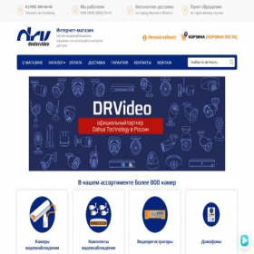Скриншот главной страницы сайта drvideo.ru
