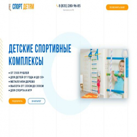 Скриншот главной страницы сайта dsk-baby.ru