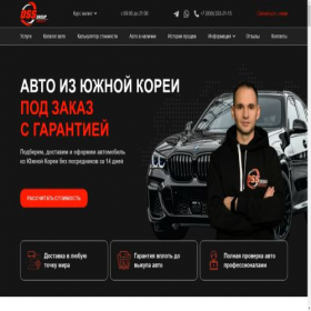 Скриншот главной страницы сайта dss-g.com