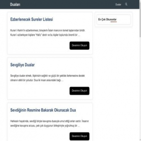 Скриншот главной страницы сайта dualari.com.tr