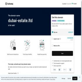 Скриншот главной страницы сайта dubai-estate.ltd