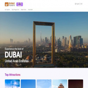 Скриншот главной страницы сайта dubai-tickets.co