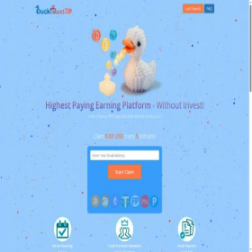 Скриншот главной страницы сайта duckfaucet.top