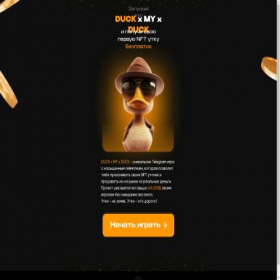 Скриншот главной страницы сайта duckmyduck.tech