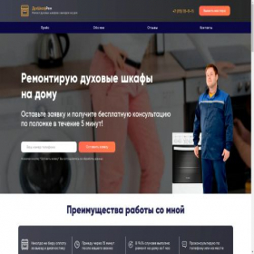 Скриншот главной страницы сайта duhshkafrem.ru