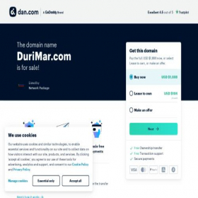 Скриншот главной страницы сайта durimar.com