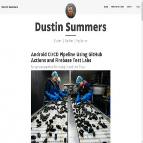 Скриншот главной страницы сайта dustn.dev