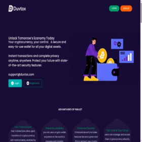 Скриншот главной страницы сайта duvtox.com