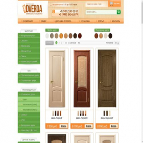 Скриншот главной страницы сайта dverda.ru